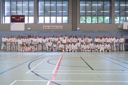 64 Teilnehmer kamen zum Jubiläumslehrgang Teilnehmerfoto
