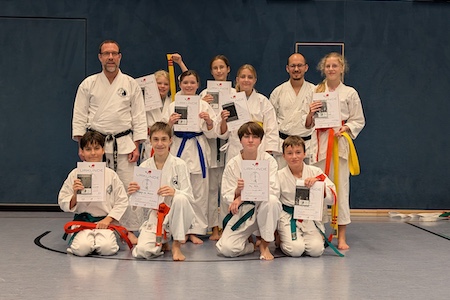 Prüflinge der Kids-Gruppe